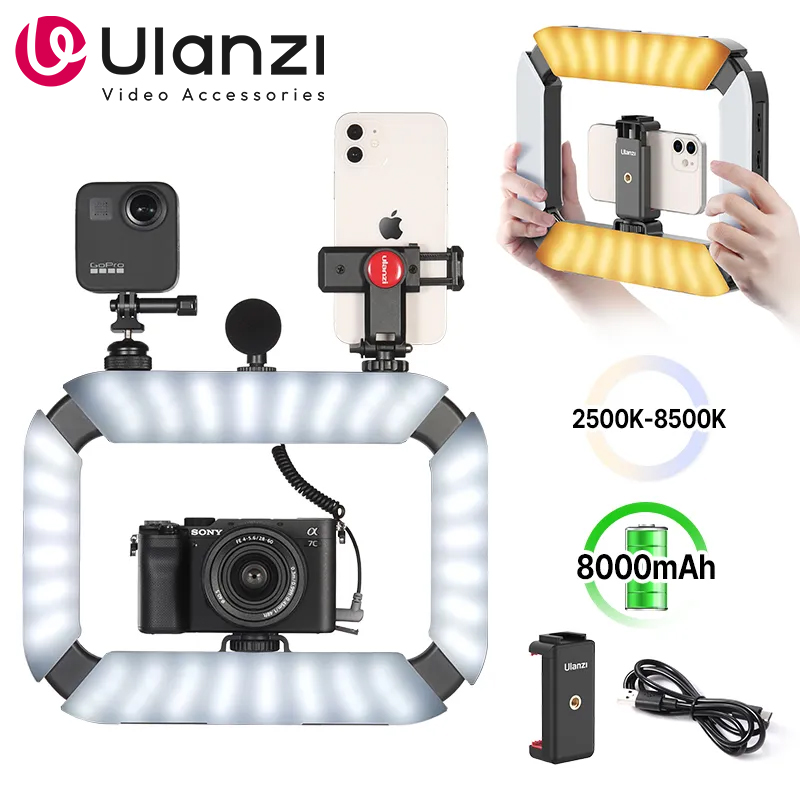 Iris Photography Led Lighting Pack - Ulanzi U200 U-200 Smartphone Video Rig