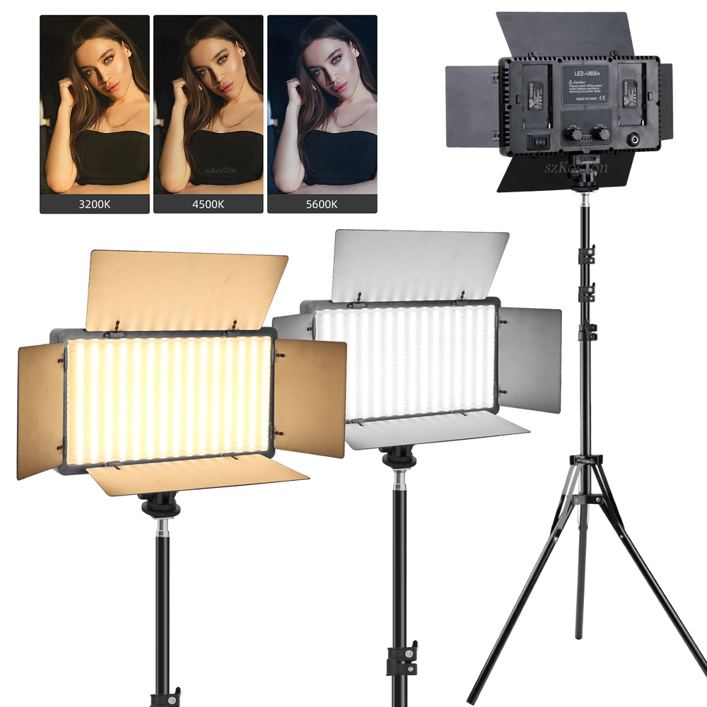 Iris Photography Led Lighting Pack - U600 led kits de luz estúdio
