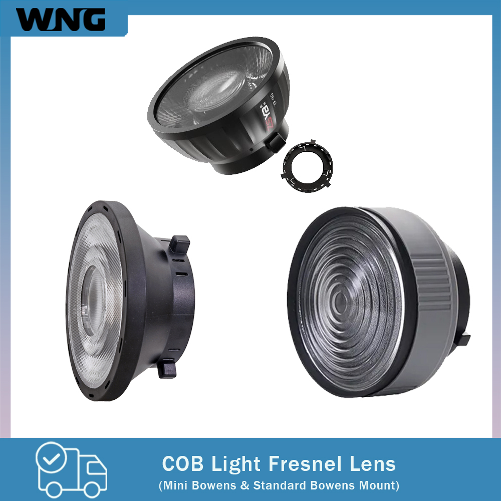 Photography Lighting Mount - Lente Fresnel com Foco Ajustável de