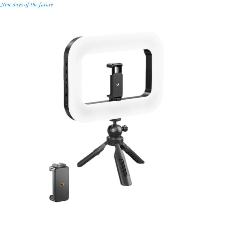 Photography Lighting Ring - Luz vídeo portátil com aderência estável,