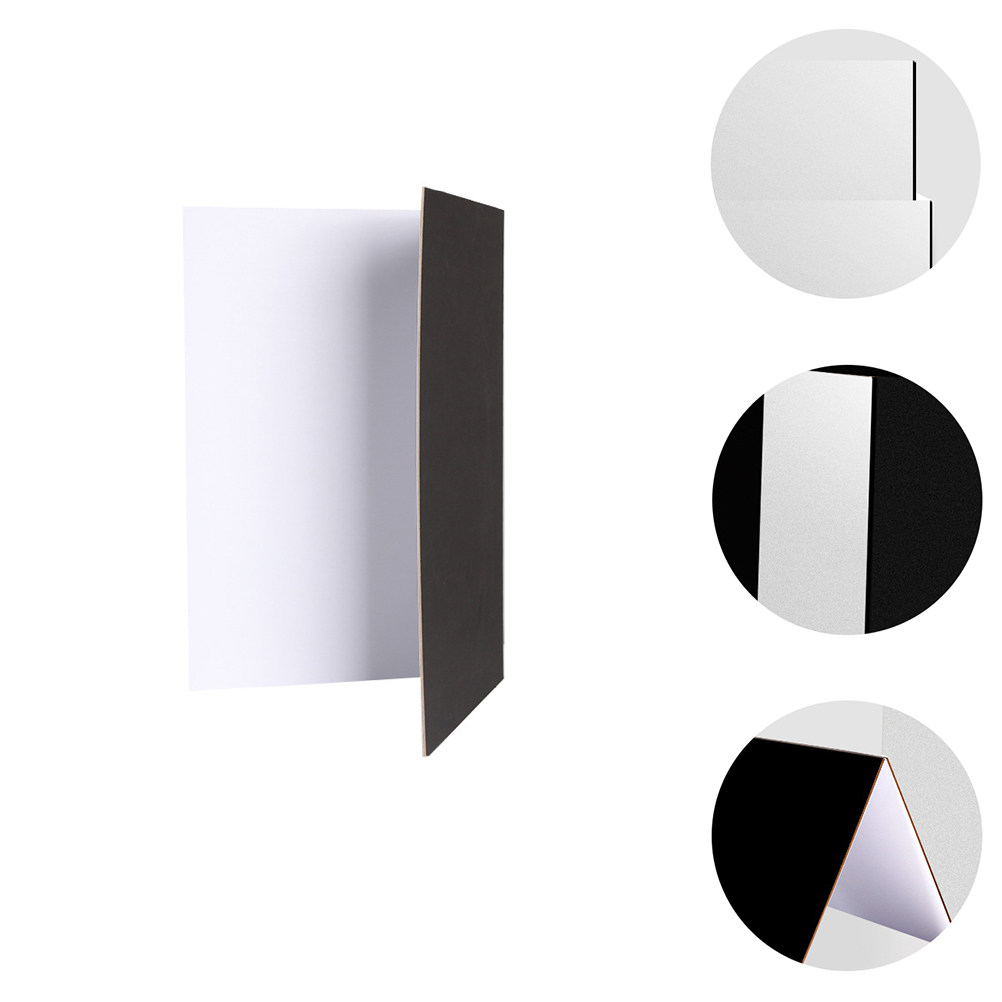 Photography Lighting Backdrop - Placa Refletora Dobrável Preta e Branca