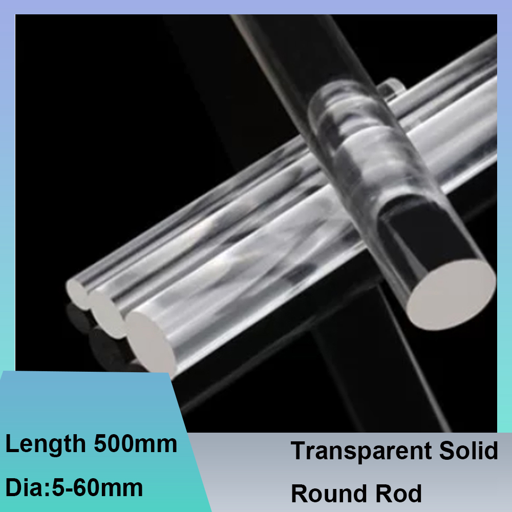 Photography Lighting Guides - Barra redonda transparente de 500mm, guia