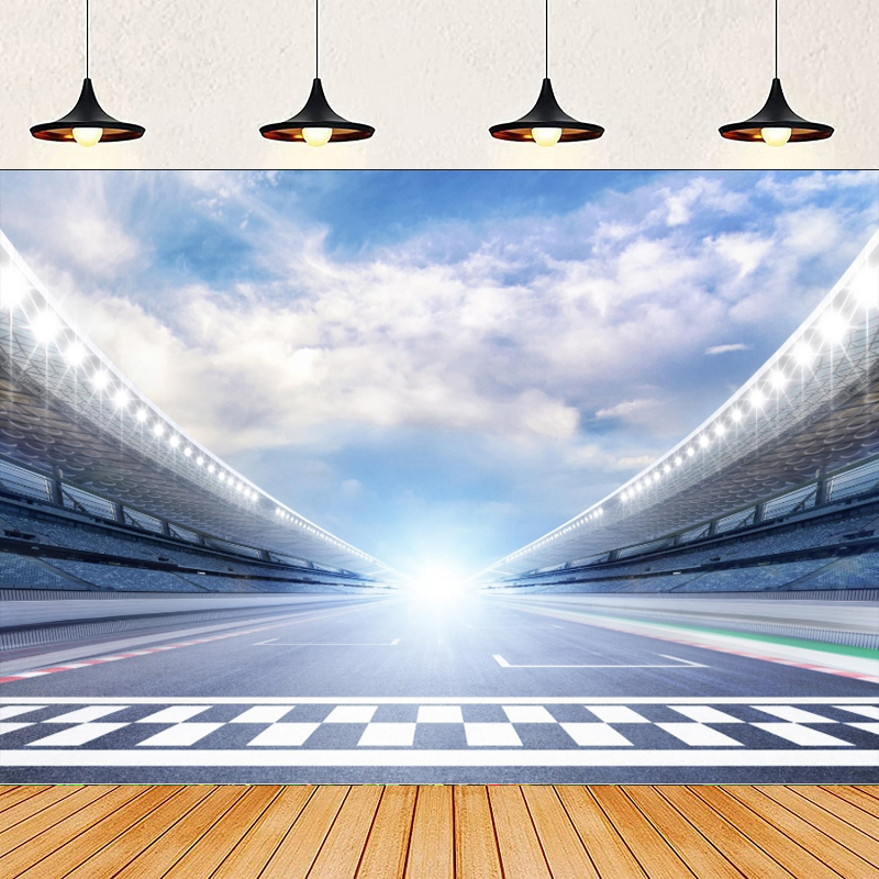 Photography Lighting Backdrop - Cenário Fotográfico de Carro de Corrida: