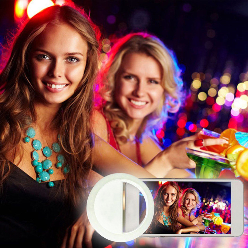 Photography Lighting Design - Luz Suplementar para Telefone Recarregável por