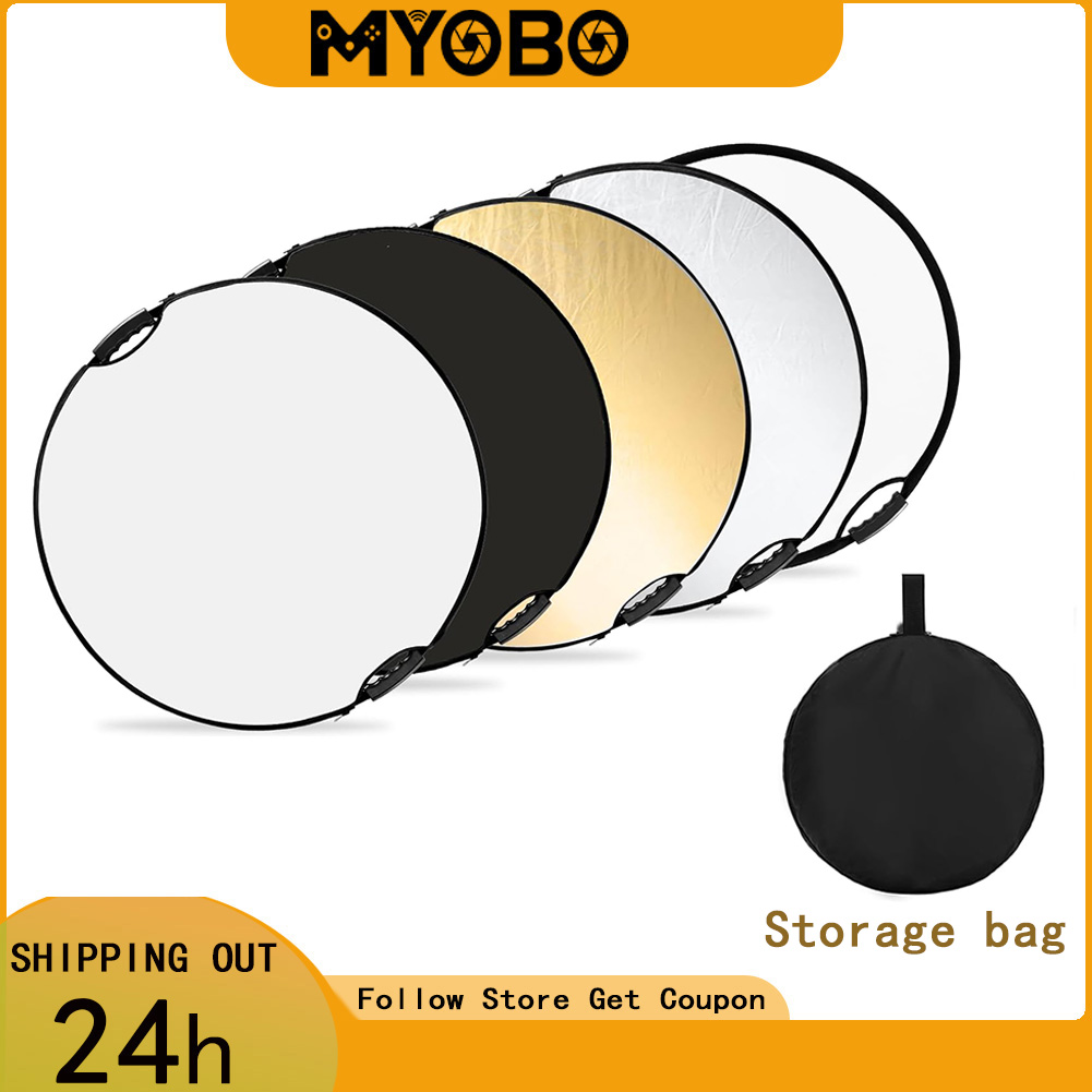 Lighting In Photography Studio - Refletor de Fotografia MYOBO Colapsável com