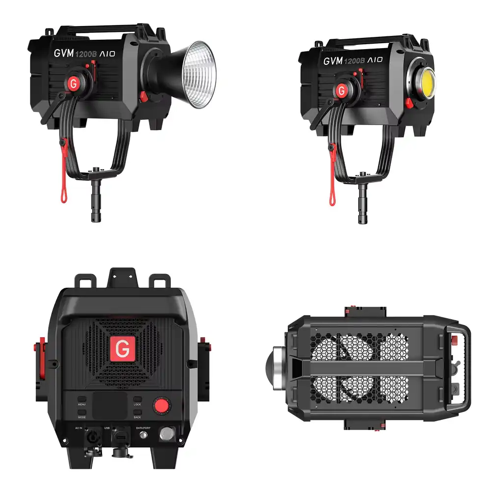Lighting In Photography Studio - GVM SD1200B AIO 1200W Iluminador LED