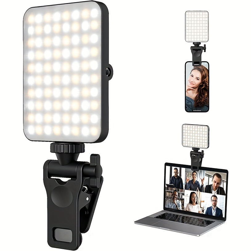 Photography Lighting Spotlight - 1pc recarregável magnética led selfie luz,