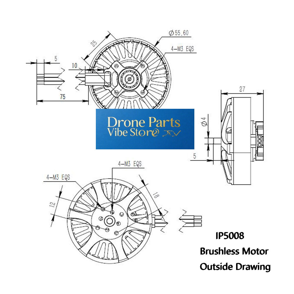 Photography Lighting And Composition - Motor Brushless DParts1IP5008 KV370 para Drones