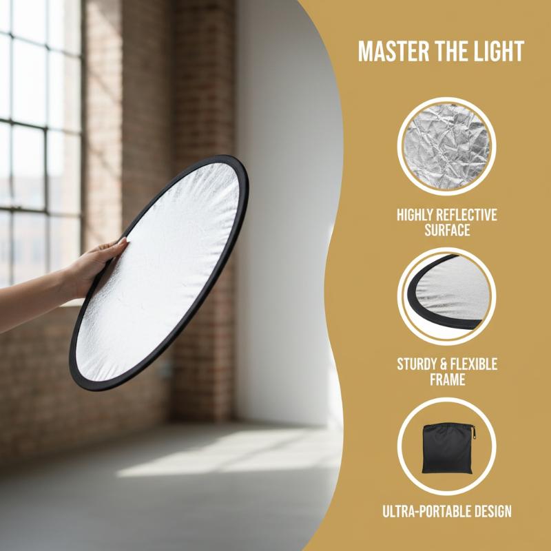 Lighting In Photography Studio - Refletor Fotográfico Redondo 5 em 1,