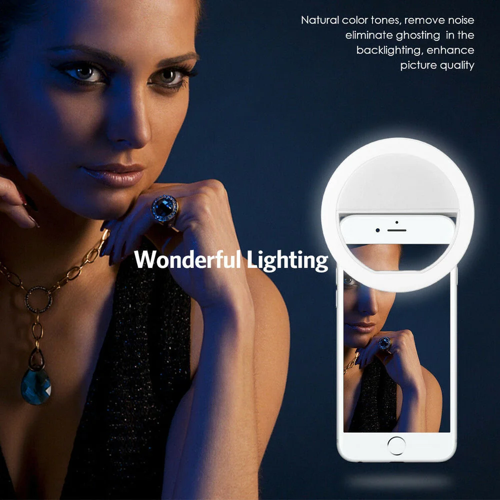 Luz de Anel Recarregável com C - Photography Lighting Spotlight avaliação e preço