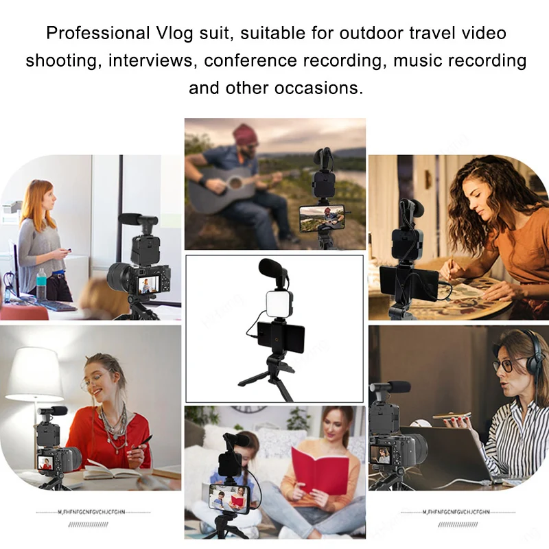 Kit de vlogging para smartphon - Iris Photography Led Lighting Pack avaliação e preço