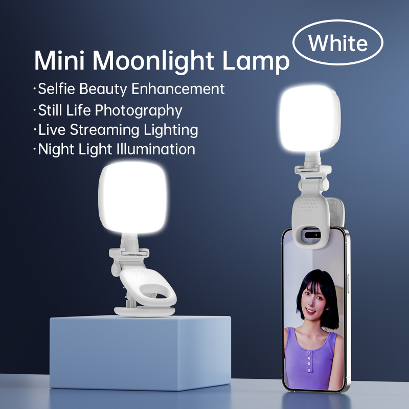 Portátil led selfie luz câmera - Photography Lighting Spotlight avaliação e preço