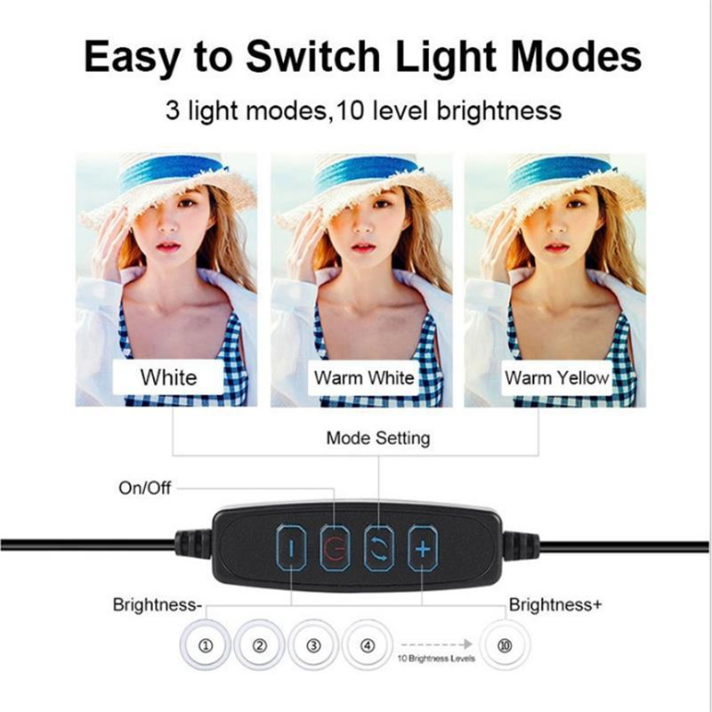 Anel de luz led regulável, pro - Lighting In Photography Studio avaliação e preço