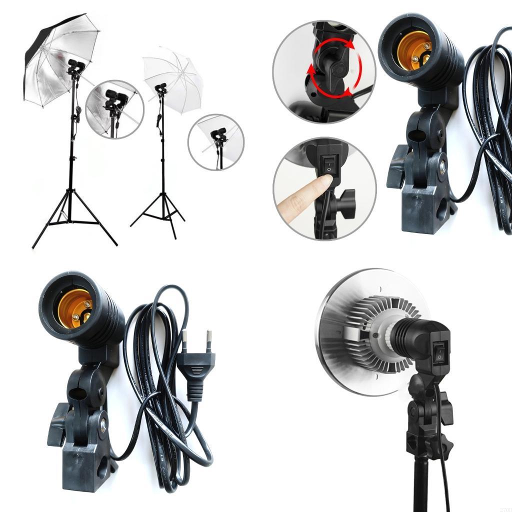 Suporte luz E27 para refletor  - Photography Lighting Mount avaliação e preço