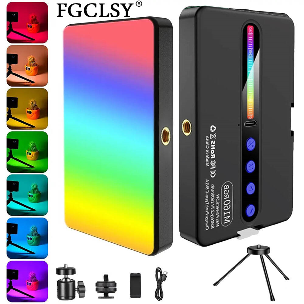 Luz led rgb para câmera, kit d - Iris Photography Led Lighting Pack avaliação e preço