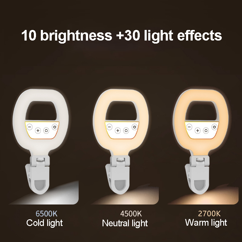 Luz led recarregável para celu - Photography Lighting Ring avaliação e preço