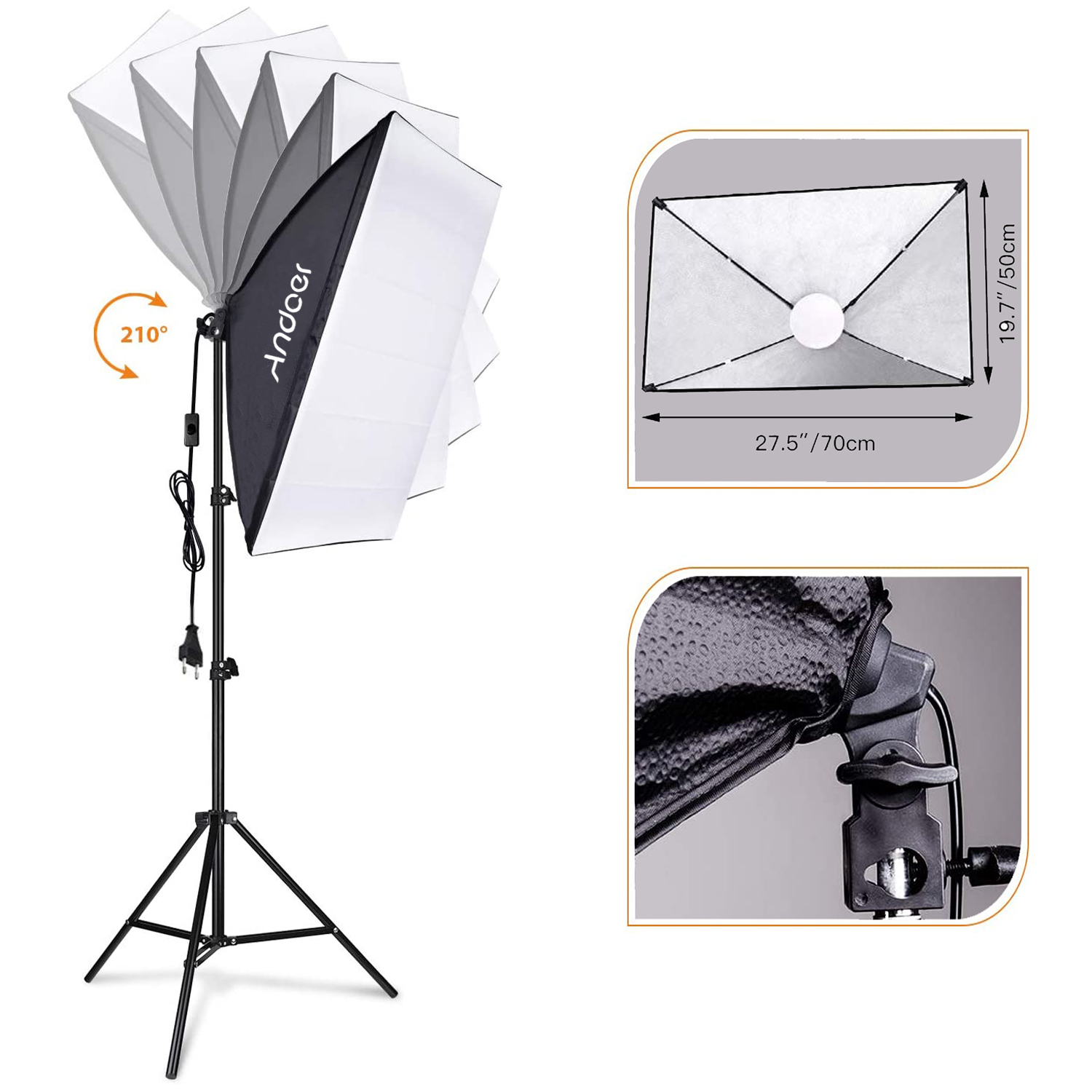 Conjunto de Iluminação Softbox - Iris Photography Led Lighting Pack avaliação e preço