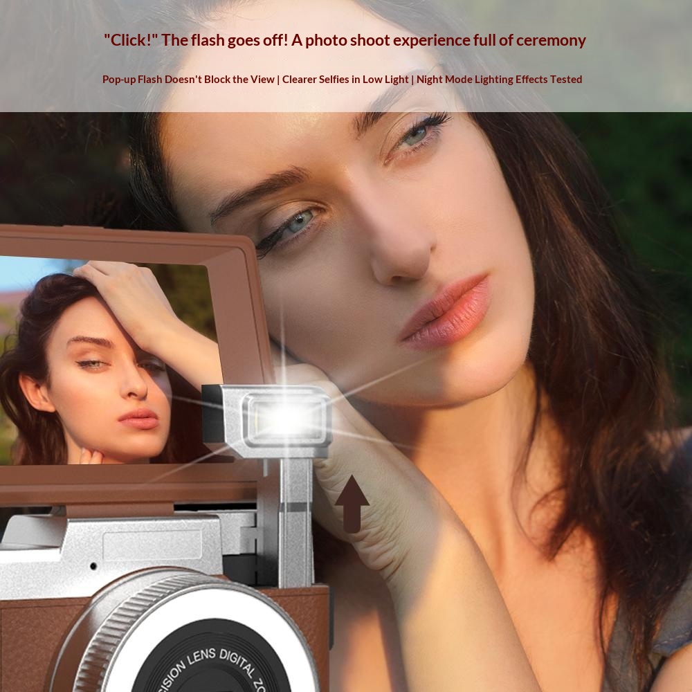 Câmera Digital 4K 64MP para Fo - Photography Lighting Beginners avaliação e preço