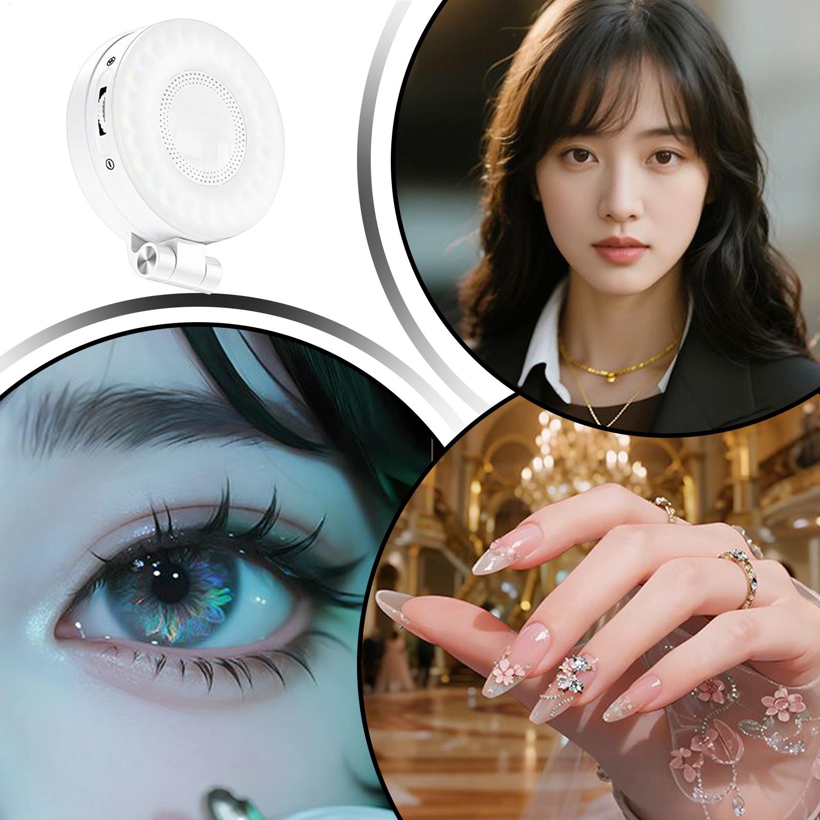 Clipe de luz de selfie portáti - Photography Lighting Ring avaliação e preço