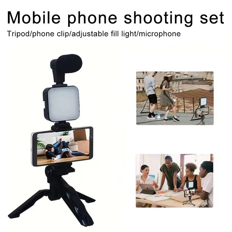 Kit de vlogging para smartphon - Iris Photography Led Lighting Pack avaliação e preço